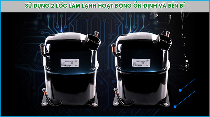 May lam kem BJ7260P su dung 2 loc lam lanh nhap khau
