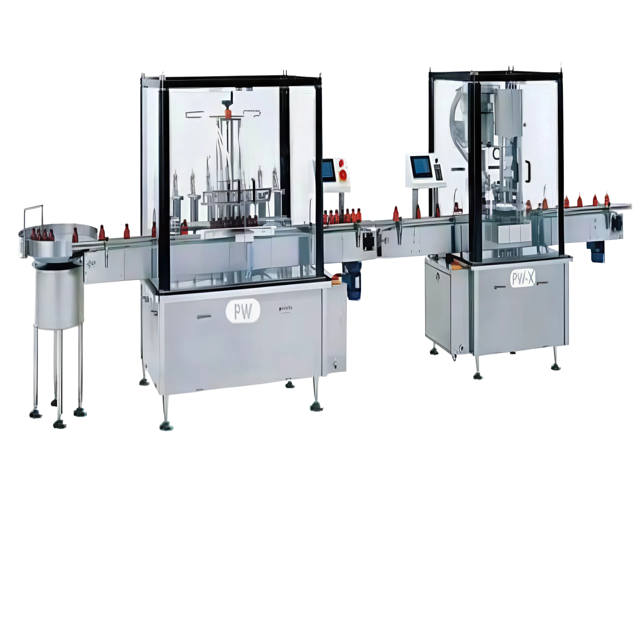 Máy chiết rót SIRO lỏng tự động.