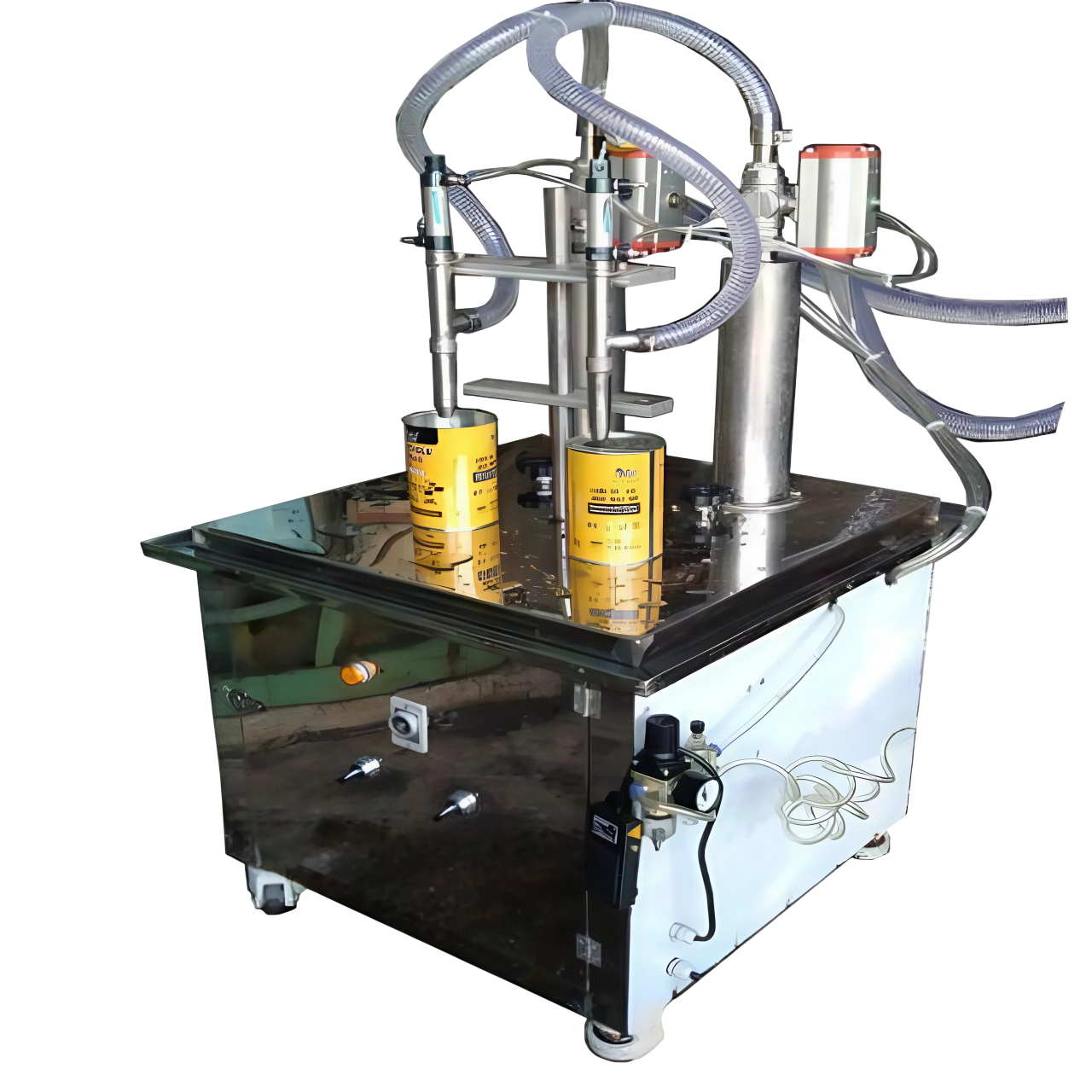 Máy chiết rót dung dịch 2 vòi dạng đặc sệt