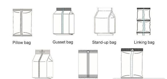 Kiểu túi đóng gói: Gói ép bụng giữa