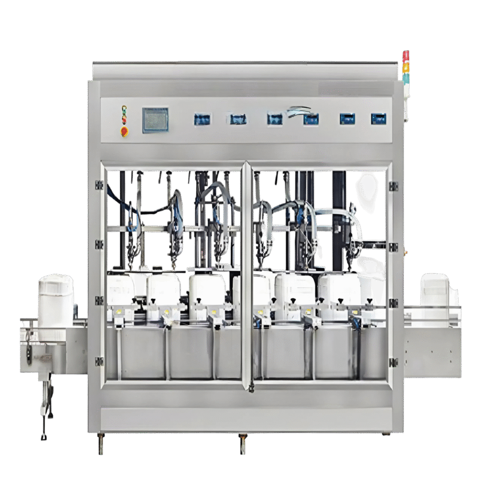 máy chiết rót sơn nước dây chuyền tự động